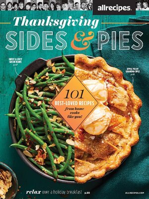 cover image of allrecipes Thanksgiving Pies & Sides
